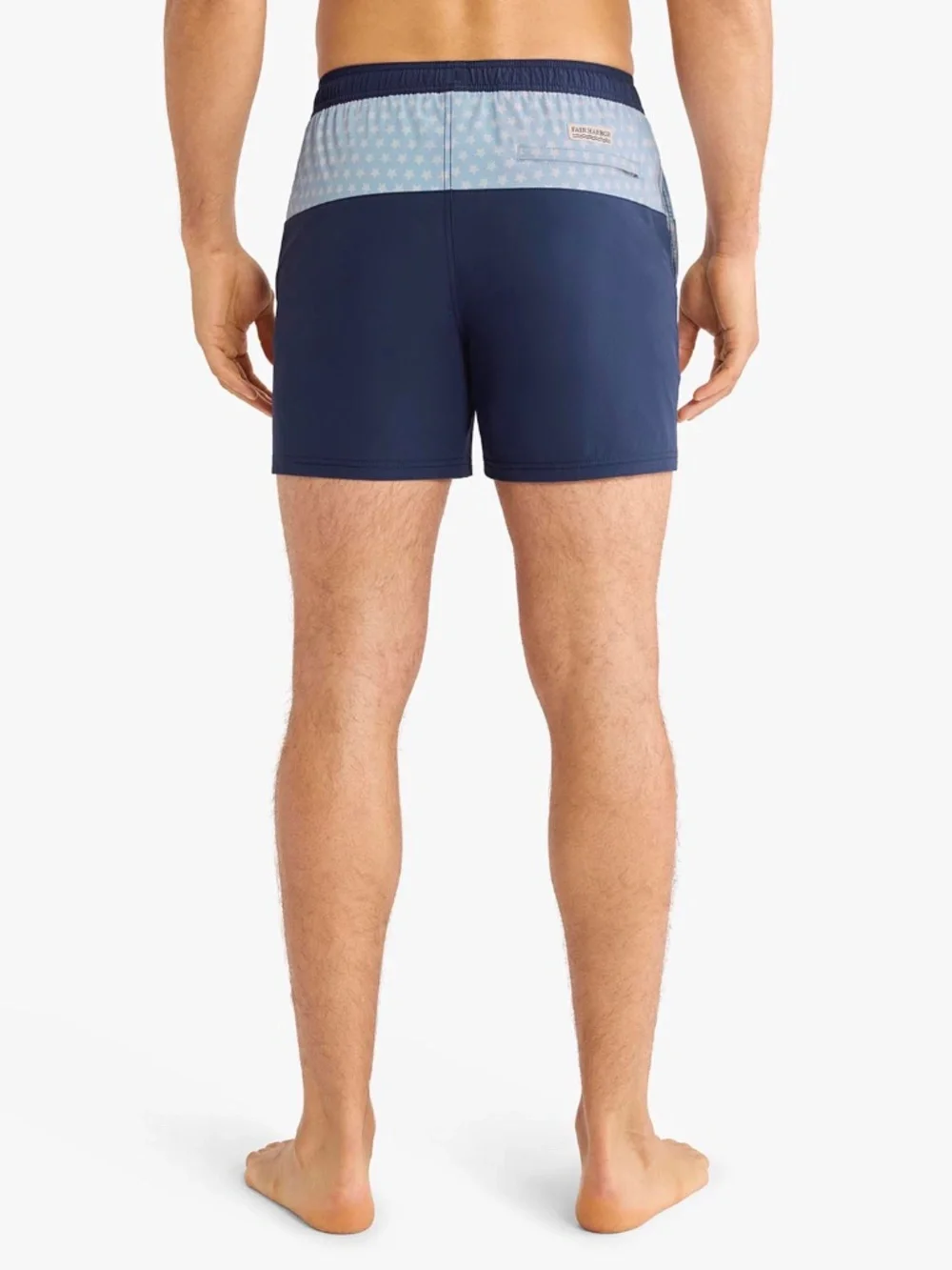 Fair Harbor Bungalow Trunk | Navy Starsail Size LL